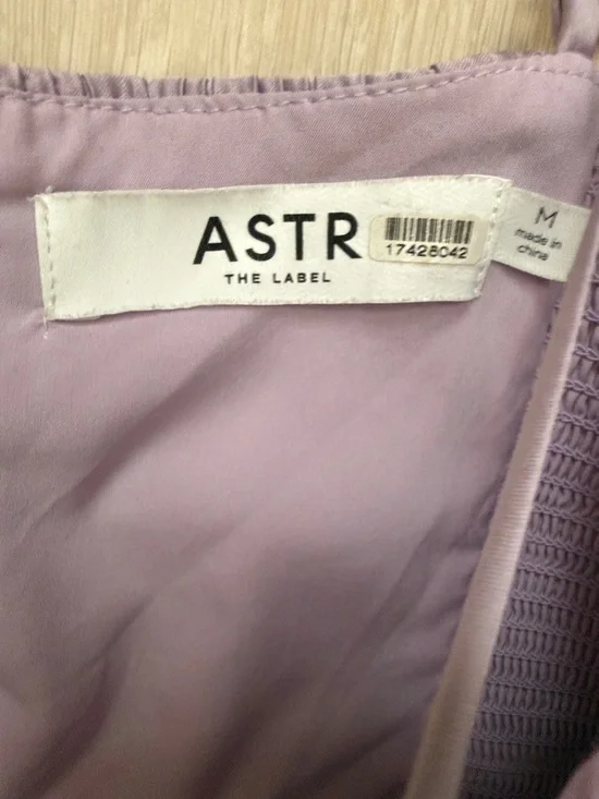 Astr Tiered Pleated Maxi Dress in Lilac 🐣 - Picture 2 of 10